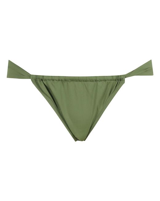 Mc2 Saint Barth Badmode ,Groen ,Verstelbare Braziliaanse Bikini Slip Groen Militair in het Green