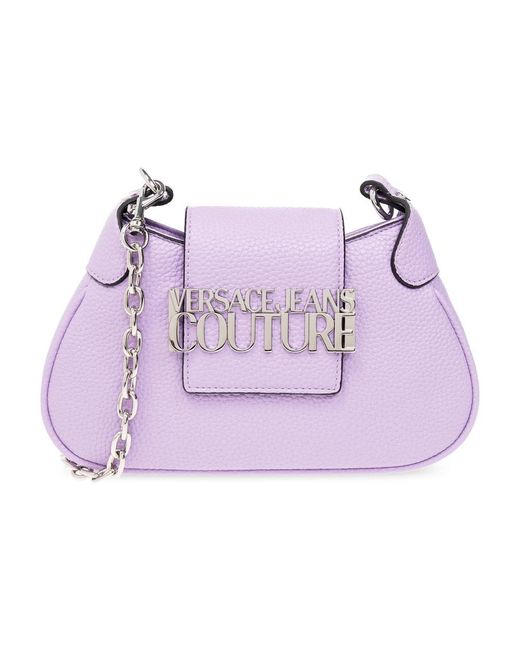 Versace Purple Shoulder Bags