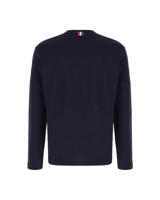 Thom Browne Blue Round-Neck Knitwear for men