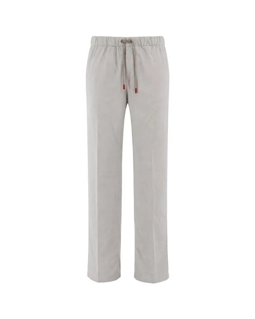 Kiton Gray Sweatpants for men