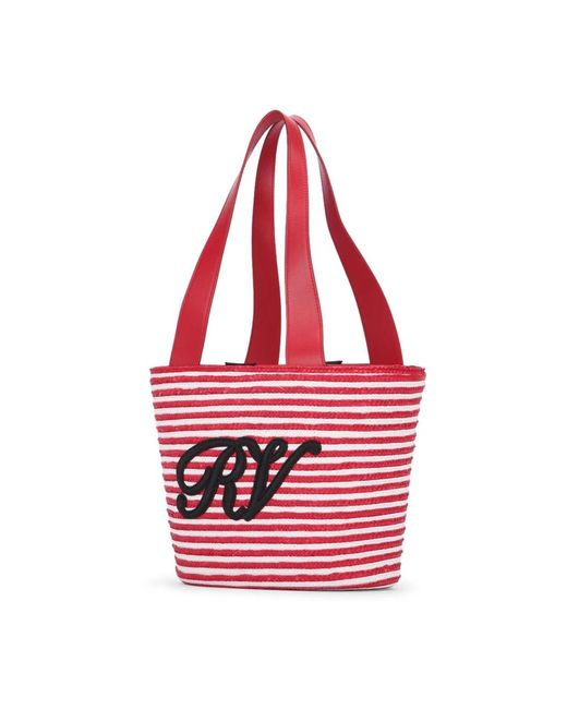 Roger Vivier Red Tote Bags