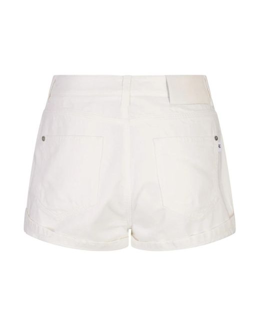 Ermanno Scervino White Denim Shorts