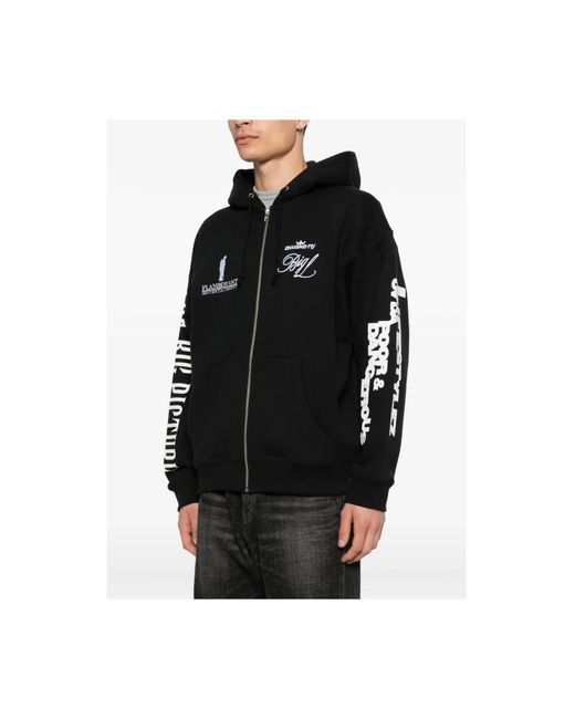 AWAKE NY Black Zip-Throughs for men