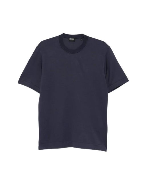 Zegna Blue T-Shirts for men