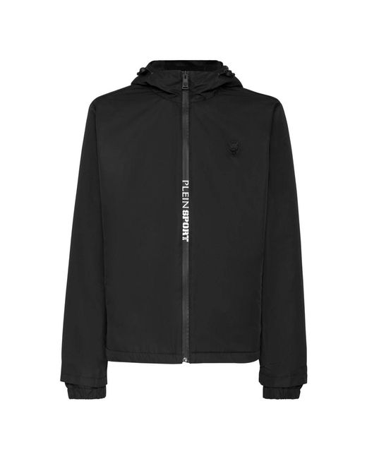 Philipp Plein Nylon Gewatteerd Jack in het Black voor heren