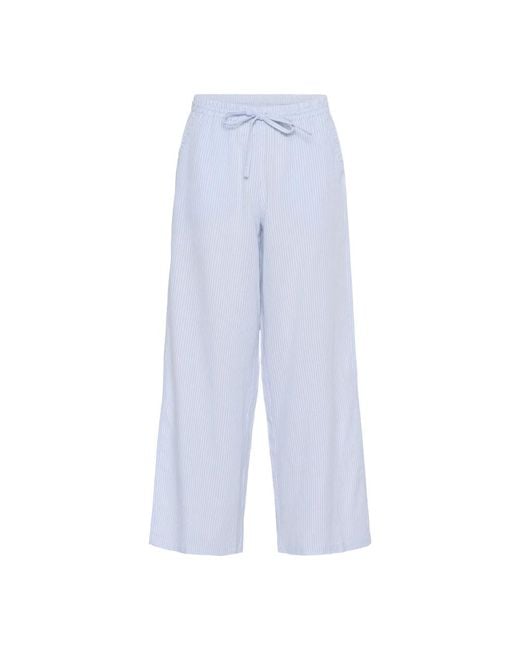 Wide Trousers di Cream in Blue