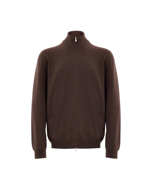 Gran Sasso Brown Cardigans for men