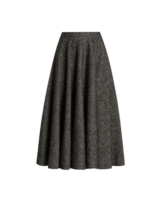 Dolce & Gabbana Black Midi Skirts