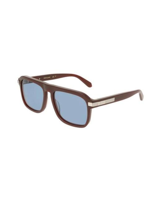 Ferragamo Brown Sunglasses for men