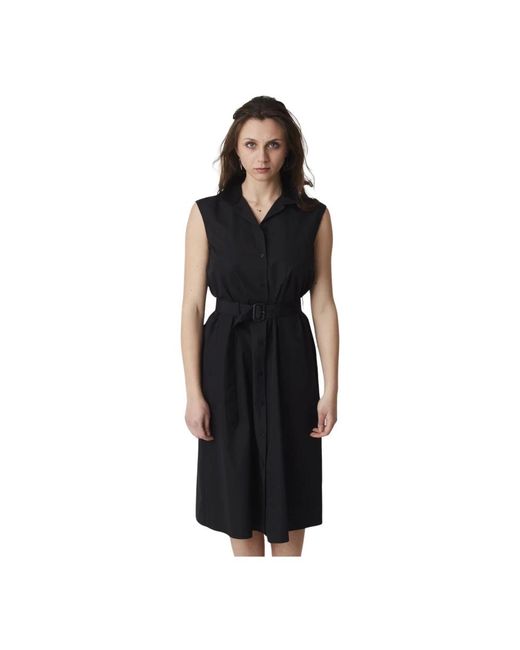 Aspesi Black Stilvolles midikleid
