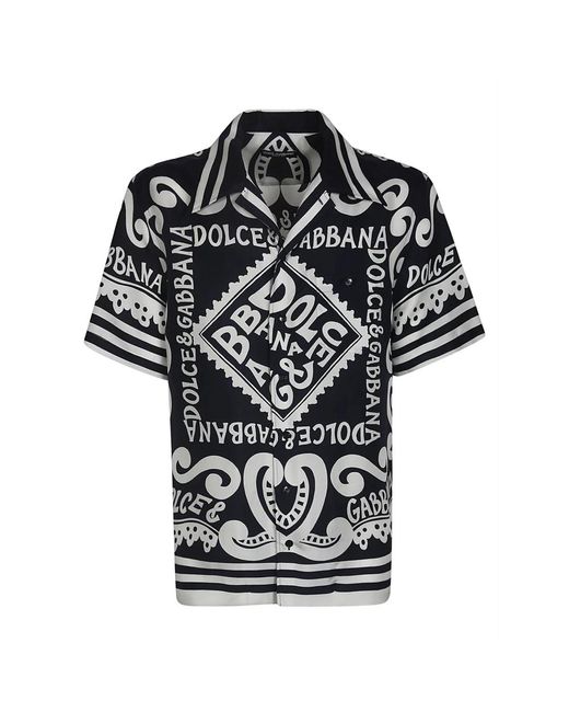 Shirts > short sleeve shirts Dolce & Gabbana pour homme en coloris Black