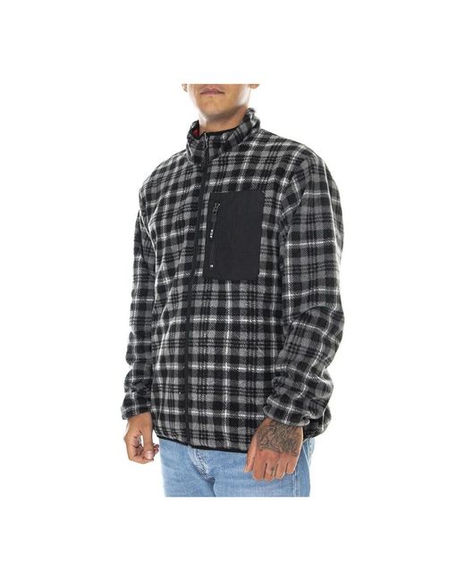Huf Regular Zip Jacket in het Black voor heren
