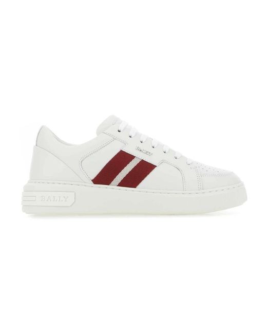 Sneakers moony iii in pelle bianca di Bally in White da Uomo