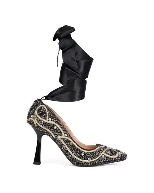 Alberta Ferretti Metallic Pumps