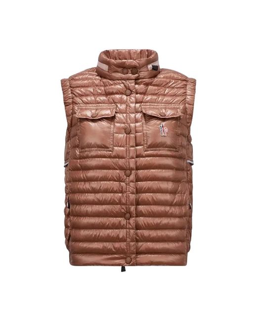 Moncler Brown Waistcoats