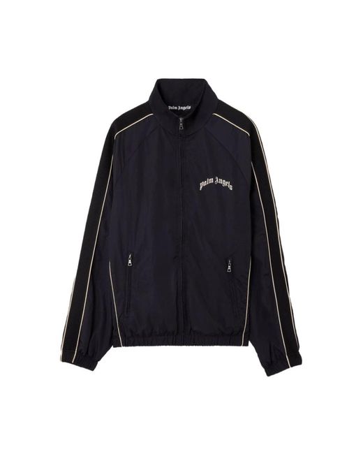 Palm Angels Black Light Jackets for men