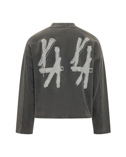 44 Label Group Gray Long Sleeve Tops for men