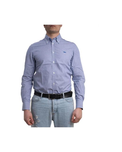 Harmont & Blaine Blue Casual Shirts for men