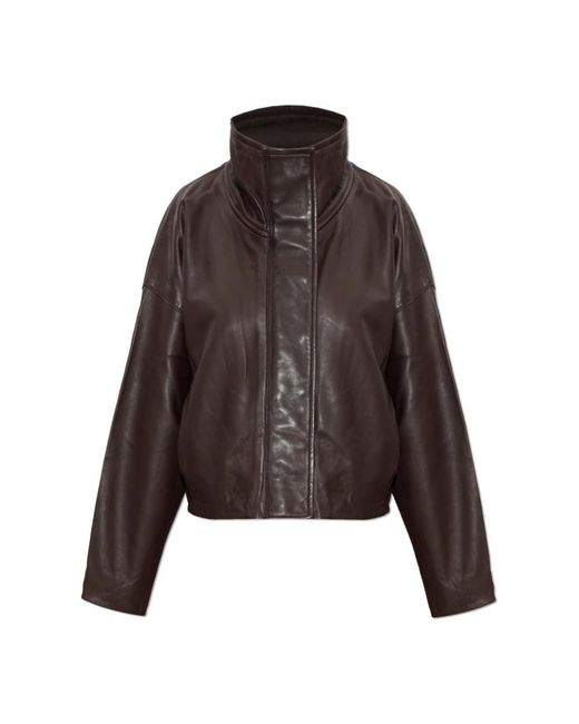 AllSaints Ryder Leren Jas in het Brown
