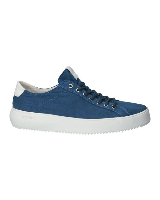 Blackstone Blaue asche minimalistischer sneaker in Blue für Herren