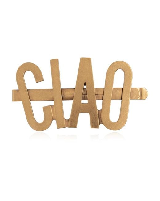 Hair Accessories Moschino de color Metallic
