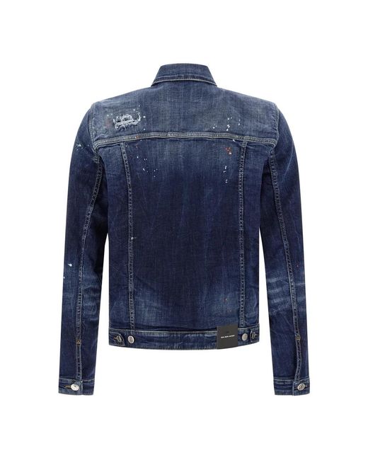 DSquared² Denim Jackets in het Blue voor heren