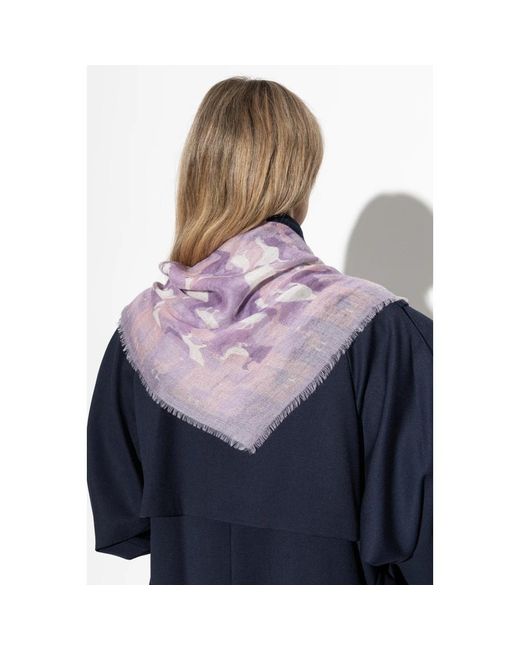 Moschino Winter Scarves in het Purple