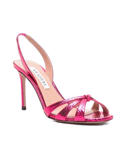 High Heel Sandals Aquazzura de color Pink