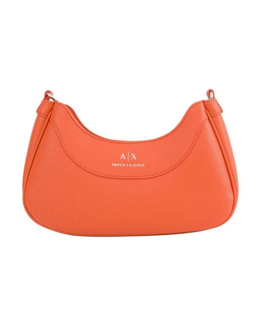 Armani Exchange Orange Shoulder Bags
