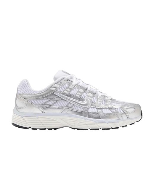 Nike White Sneakers W P-6000/ Metallic- Tint-Sail Eur