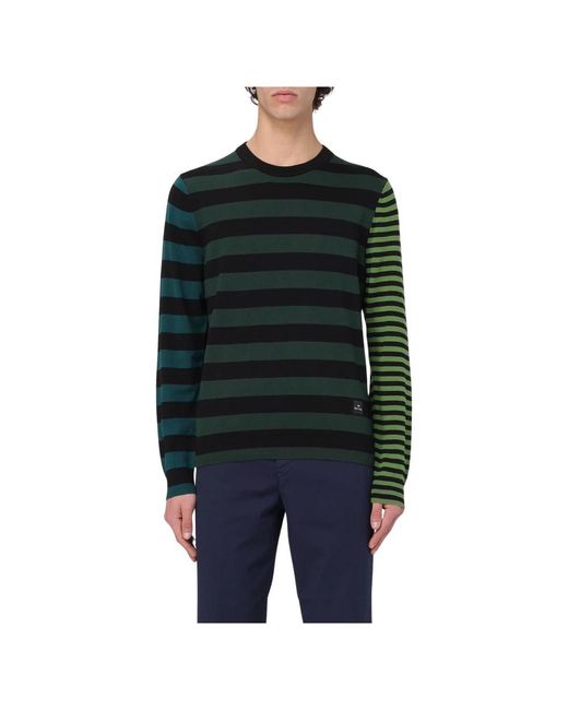 Paul Smith Green Round-Neck Knitwear for men
