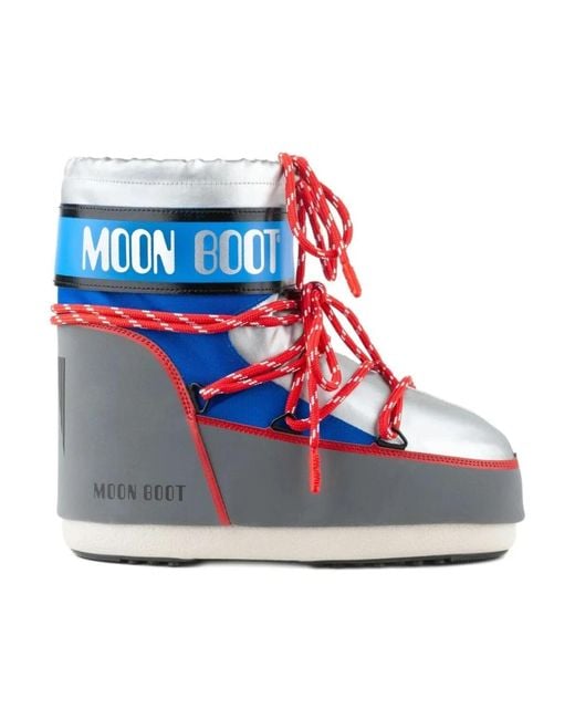 Winter Boots Moon Boot de hombre de color Blue