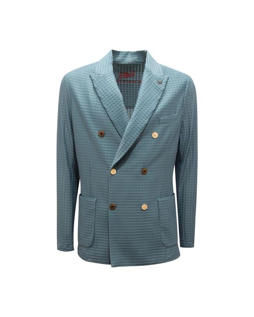 Bob Blue Formal Blazers for men