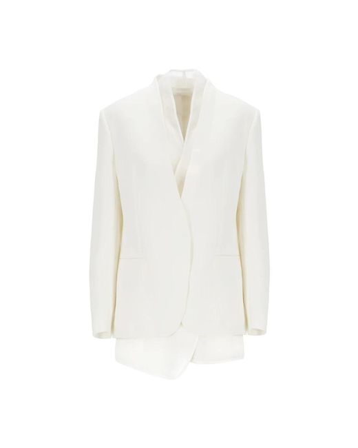 Brunello Cucinelli White Blazers