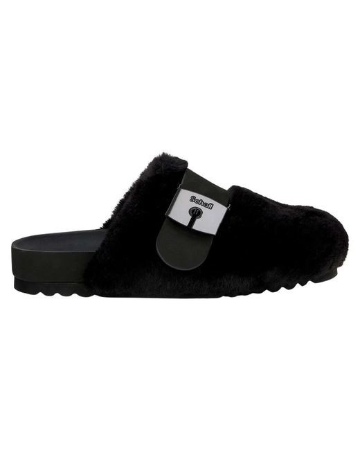 Scholl Black Mules