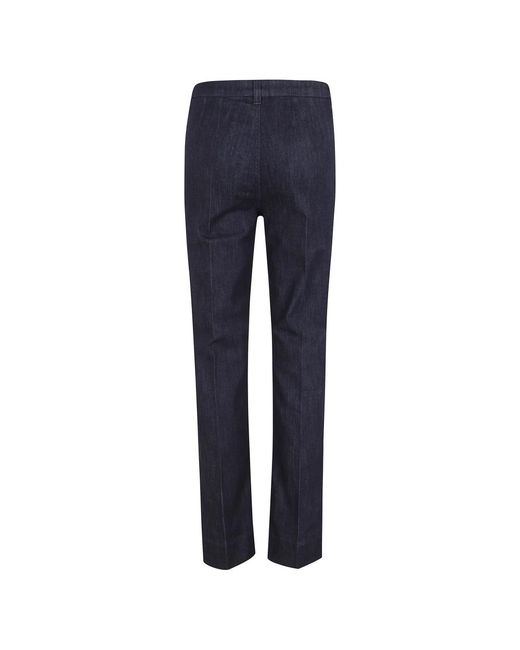 Max Mara Blue Straight Jeans