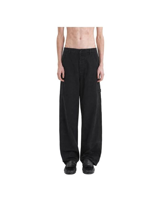 Marni Black Wide Trousers for men