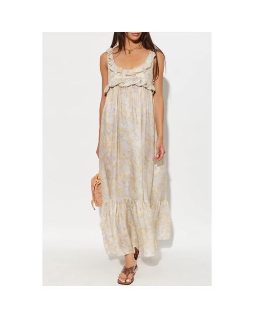 Maxi Dresses Chloé de color Natural
