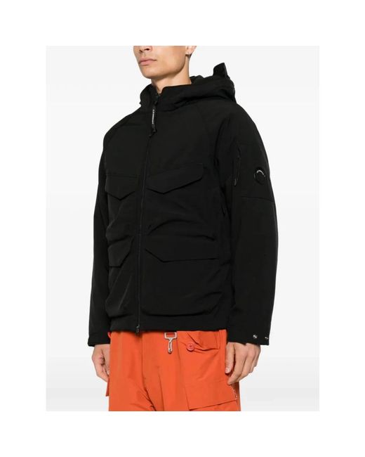 C P Company Black Light Jackets for men