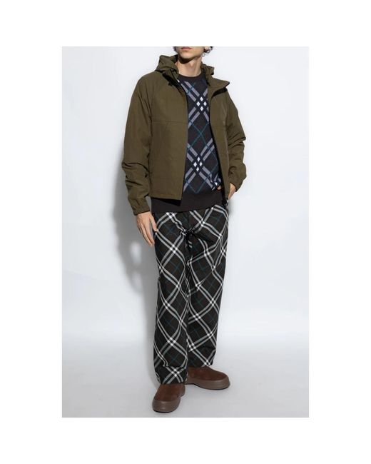 Light Jackets Burberry de hombre de color Green
