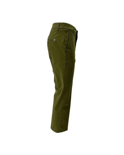 Dondup Green Cropped Trousers