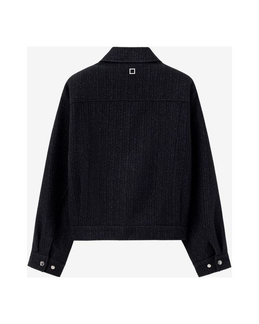 Wooyoungmi Black Bomber Jackets for men