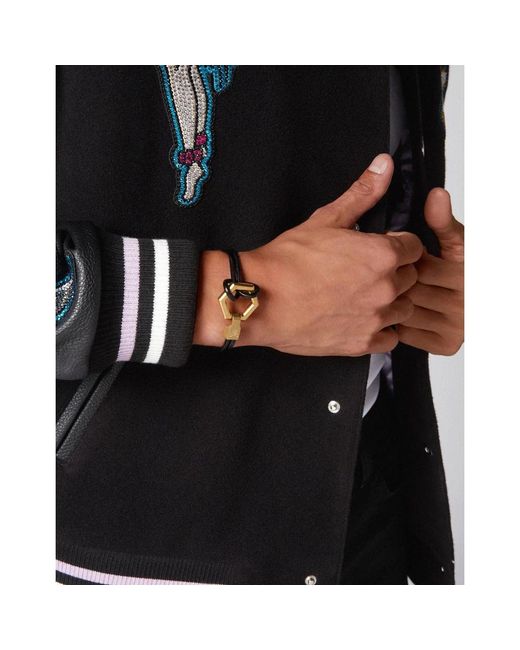 Bracelets Philipp Plein de hombre de color Black