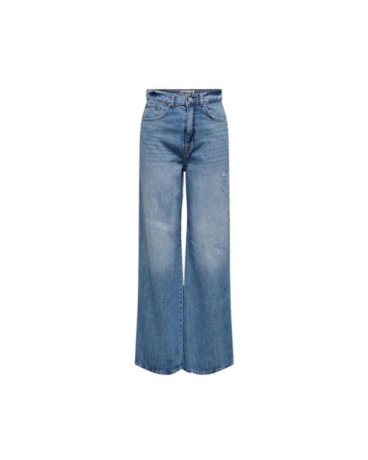 ONLY Blue Wide Jeans