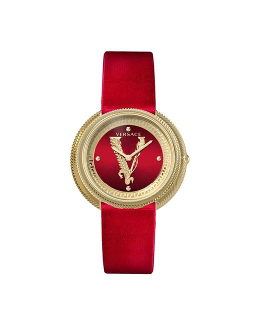 Versace Thea 38Mm Horloge in het Red