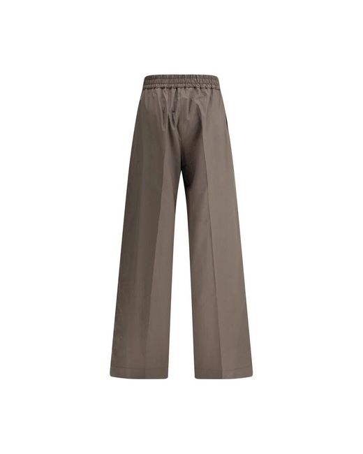 Wide Trousers Sa Su Phi de color Brown