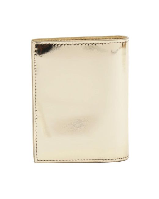 Prada Geldbörse Aus Metallic-Kalbsleder