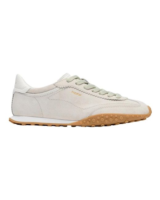 HOFF Schoenen ,Grijs ,Suède Bridge Sneaker in het White