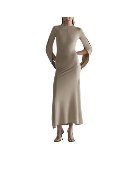 Mugler Brown Maxi Dresses