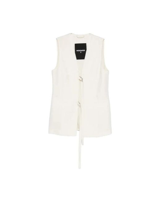 Patrizia Pepe White Vests